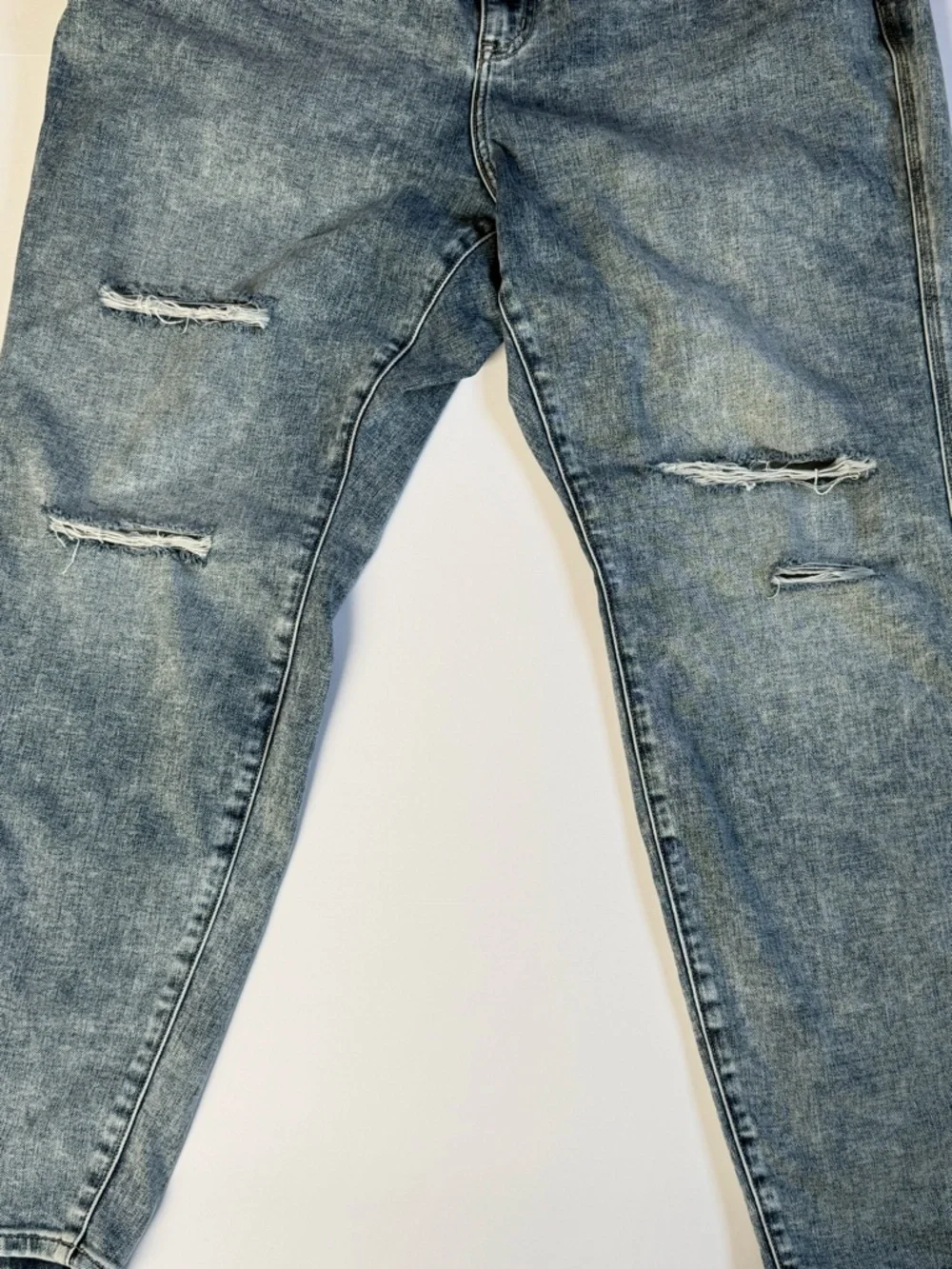 Lane Bryant Curvy Fit Jeans‎ Womens 20L High Rise Skinny Distressed Stretch